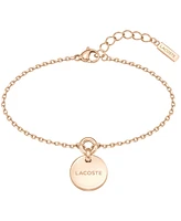 Lacoste Women's Memento Carnation Gold Ip Plated Bracelet