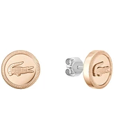 Lacoste Women's Memento Carnation Gold Ip Plated Earrings