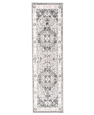 Main Street Rugs Lyon LYN830 2'7"x12' Runner Area Rug