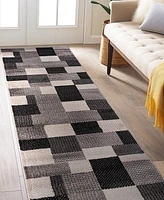 Main Street Rugs County 399 2'x7' Runner Area Rug