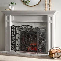 Waterbury Ornate Scrollwork Fire Screen