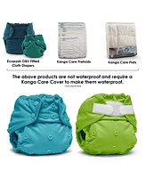 Kanga Care Boys Rumparooz Double Leg Gusset Reusable Cloth Diaper Cover One Aplix