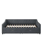 Simplie Fun Versatile Sofa Bed with Ample Storage, Stylish Design