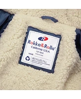 Rokka&Rolla Baby Boys Sherpa Fleece Lined Puffer Jacket 6-24M