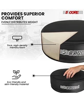 5 Core Drum Throne Comfortable Height Adjustable Stool Thick Padded Seat Professional Heavy Duty Musician Drummer Chair 400 lbs Capacity for Adults An