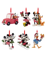 Hallmark Disney Mickey Christmas Ornaments, Set of 6 - Multi