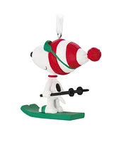 Hallmark Peanuts Snoopy Skiing Christmas Ornament - Multi