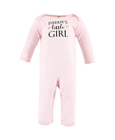 Hudson Baby Baby Girls Cotton Coveralls Daddy