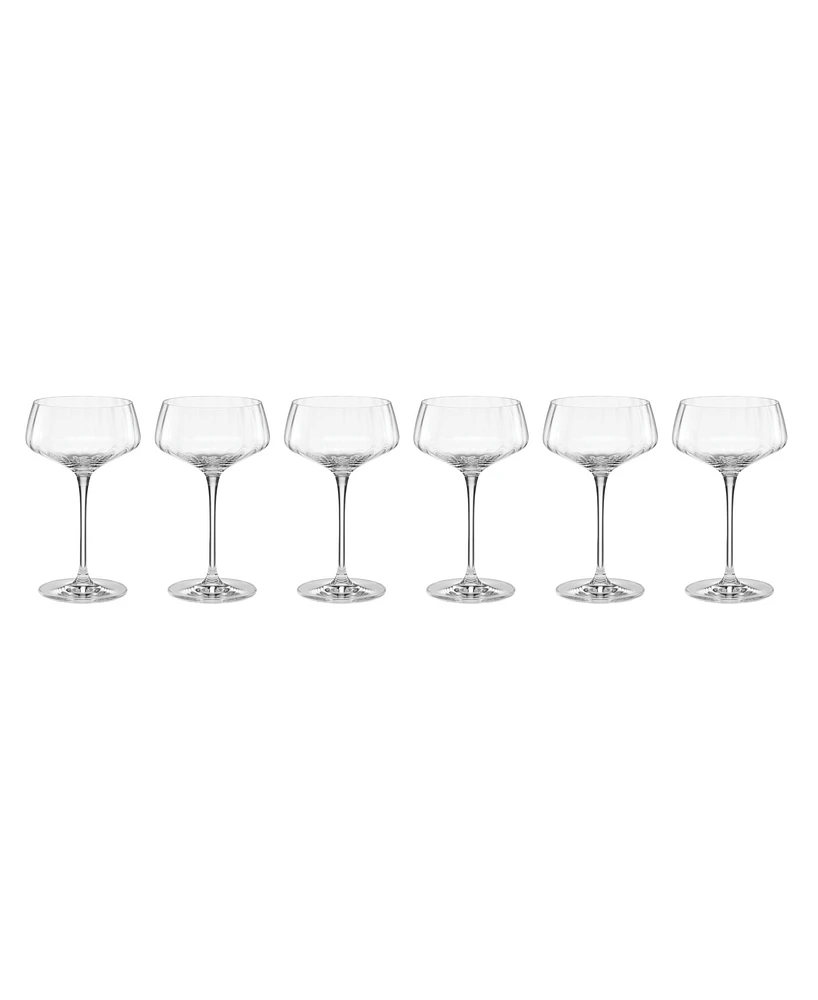 Lenox Tuscany Classics Angled Optic Coupes, Set Of 6