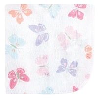 Hudson Baby Girls Rayon from Bamboo Washcloth Bundle