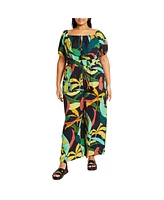 City Chic Women's Erica Print Jumpsuit