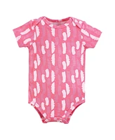 Hudson Baby Baby Girls Hudson Cotton Bodysuits