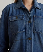 Lauren Ralph Women's Denim Shirt Jacket