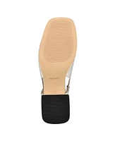 Nine West Women's Cast Block Heel Square Toe Dress Pumps