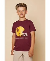 B by Brooks Brothers Big Boys Football Graphic T-Shirt