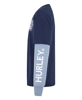 Hurley Big Boys Graphic Long Sleeve Twofer Tee