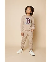 B by Brooks Brothers Big Boys Logo Fleece Sweatshirt