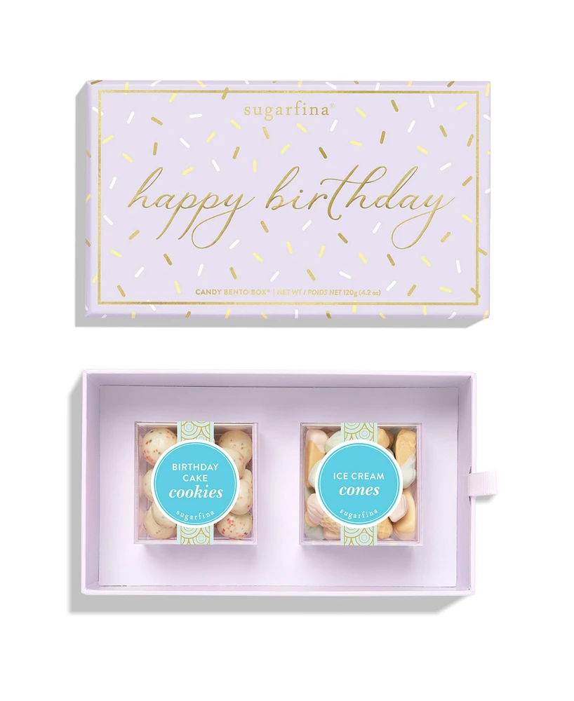 Sugarfina Happy Birthday Candy Bento Box, 2 Piece