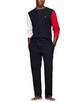 Tommy Hilfiger Men's Thermal Logo Long-Sleeve Pajama Shirt