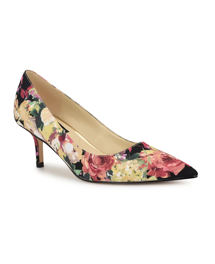 Nine West Women's Arlene Kitten Heel Pointy Toe Pumps