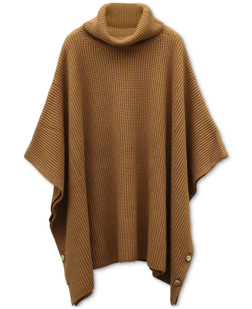 Michael Michael Kors Women's Thermal Turtleneck Poncho