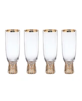 Lenox Tuscany Classics Gold Frost Flutes, Set Of 4