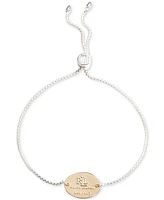 Lauren Ralph Lauren Two-Tone Logo Slider Bracelet