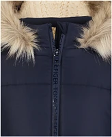 Tommy Hilfiger Toddler and Little Girls Patch Pocket Anorak Puffer
