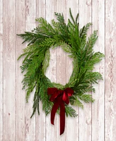 National Tree Company Christmas Cottage Wreath, 24 Inches