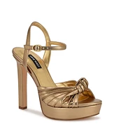 Nine West Women's Winne Open Toe Block Heel Dress Sandals