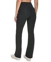 Calvin Klein Performance Women's Tech Waffle-Knit Flare-Leg Pants