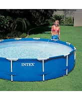 Intex 12'x30" Swimming Pool w/ Pump, Pool Ladder for 42” Wall, & 12 Cover