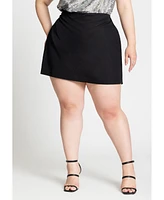 Eloquii Women's Sleek Skort