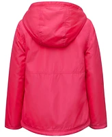 Michael Kors Toddler & Little Girls Fleece-Lined Full-Zip Hooded Rain Jacket