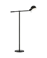 360 Lighting Dawson Traditional Task Pharmacy Floor Lamp Standing 55" Tall Dark Bronze Metal Adjustable Swing Arm Boom Arm and Head Decor for Living R