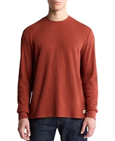 Calvin Klein Men's Classic-Fit Waffle-Knit Long-Sleeve T-Shirt