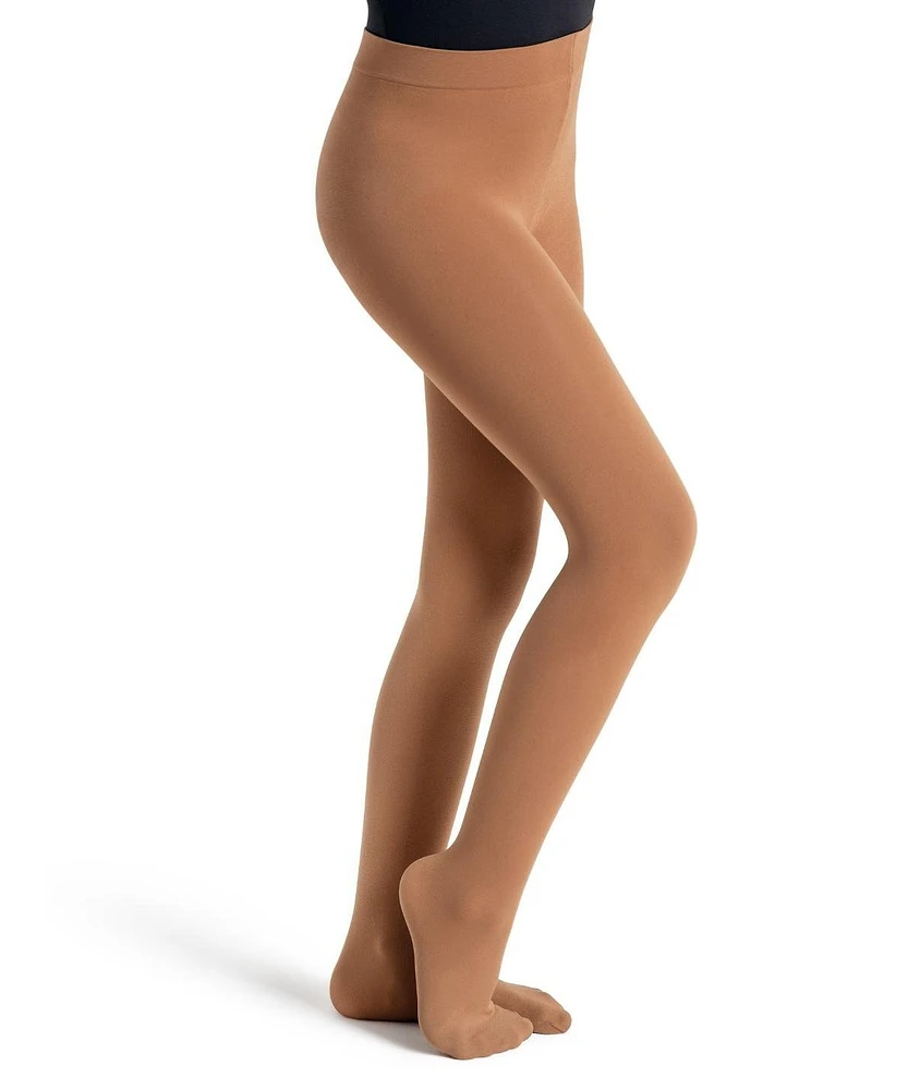 Capezio Girls Ultra Soft Footed Tight