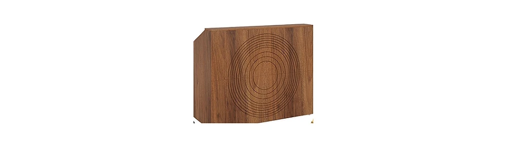 Tribesigns Reception Desk with Counter, Modern Front Desk Reception Room Table with Cable Grommet, 47 inch Retail Counter for Checkout, Lobby