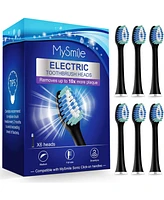 MySmile Electric Toothbrush Replacement Heads, 6 Packs