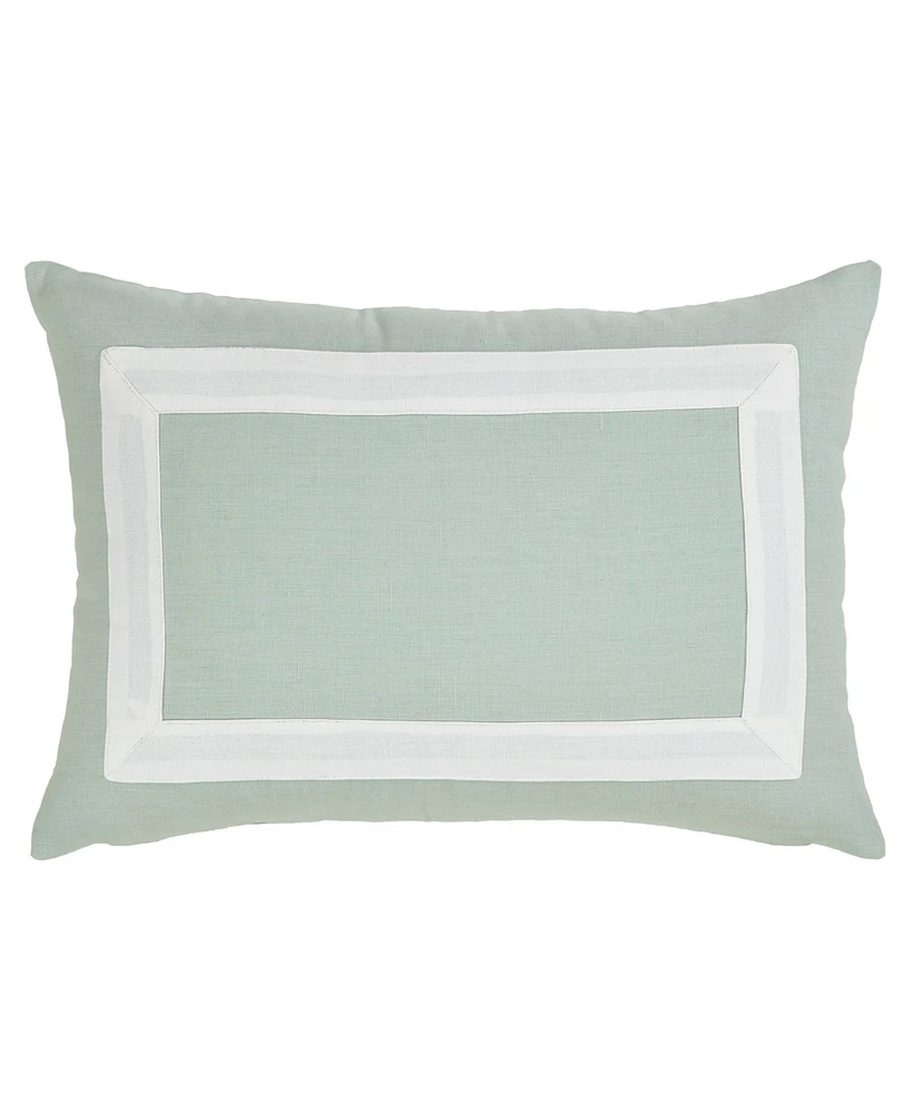 Ihi Home Linen Cotton Pillow, Mosaic White