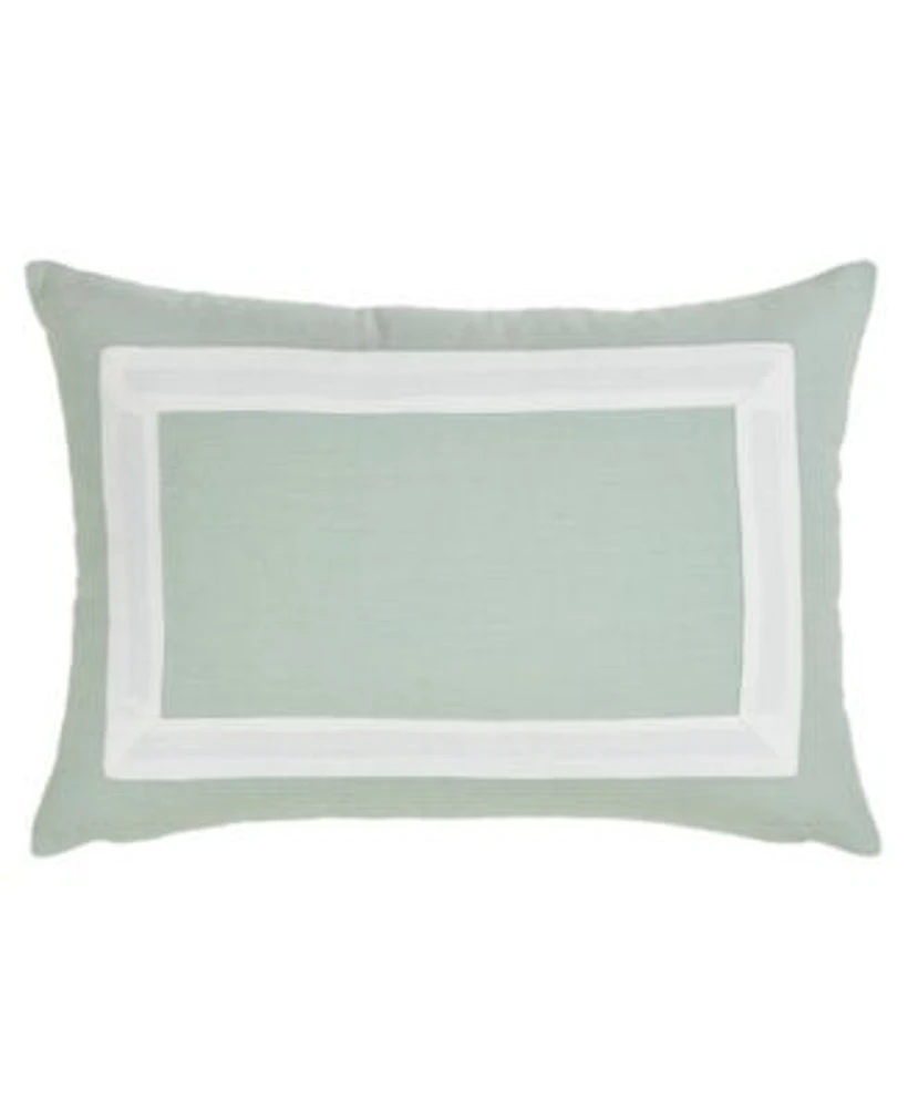 Ihi Home Linen Cotton Pillow Mosaic White