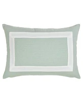 Ihi Home Linen Cotton Pillow Mosaic White