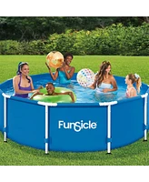 Funsicle 10' x 30" Outdoor Activity Round Frame Above Ground Swimming Pool Set