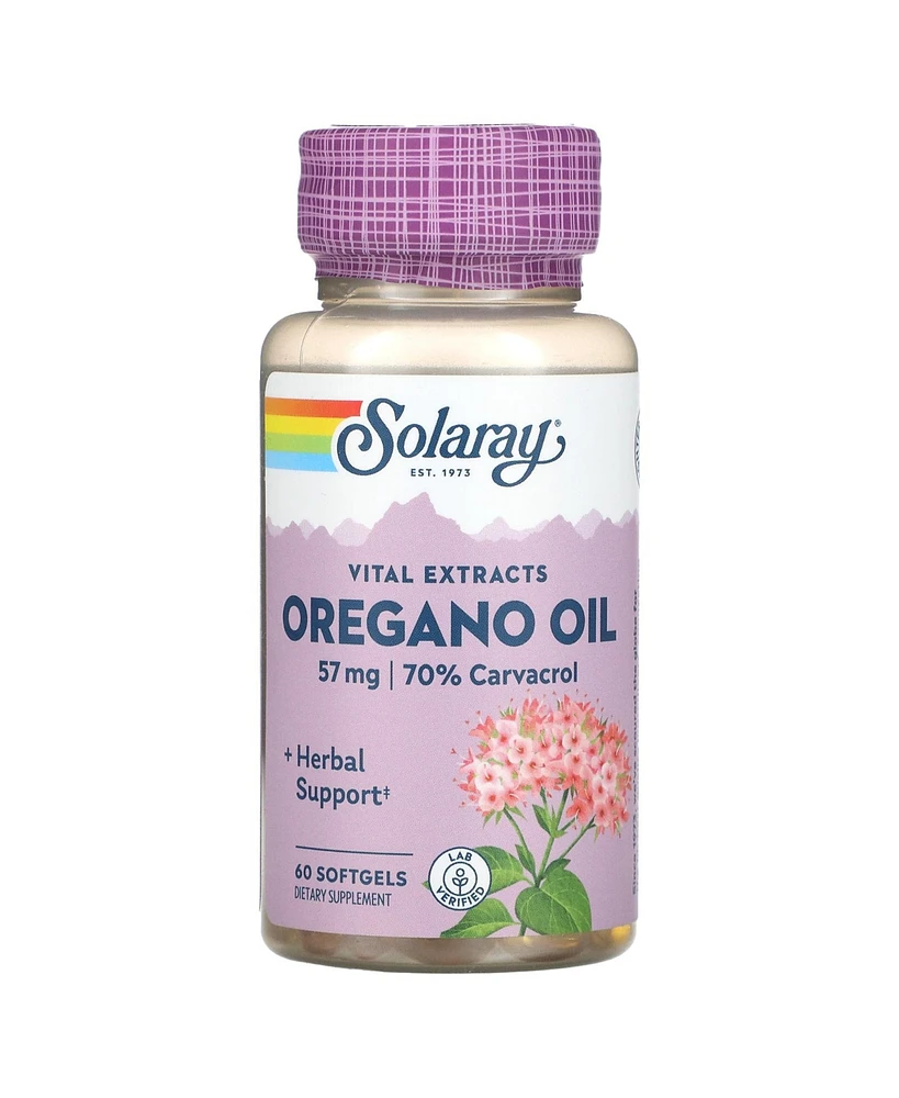 Solaray Oregano Oil Vital Extracts 57 mg