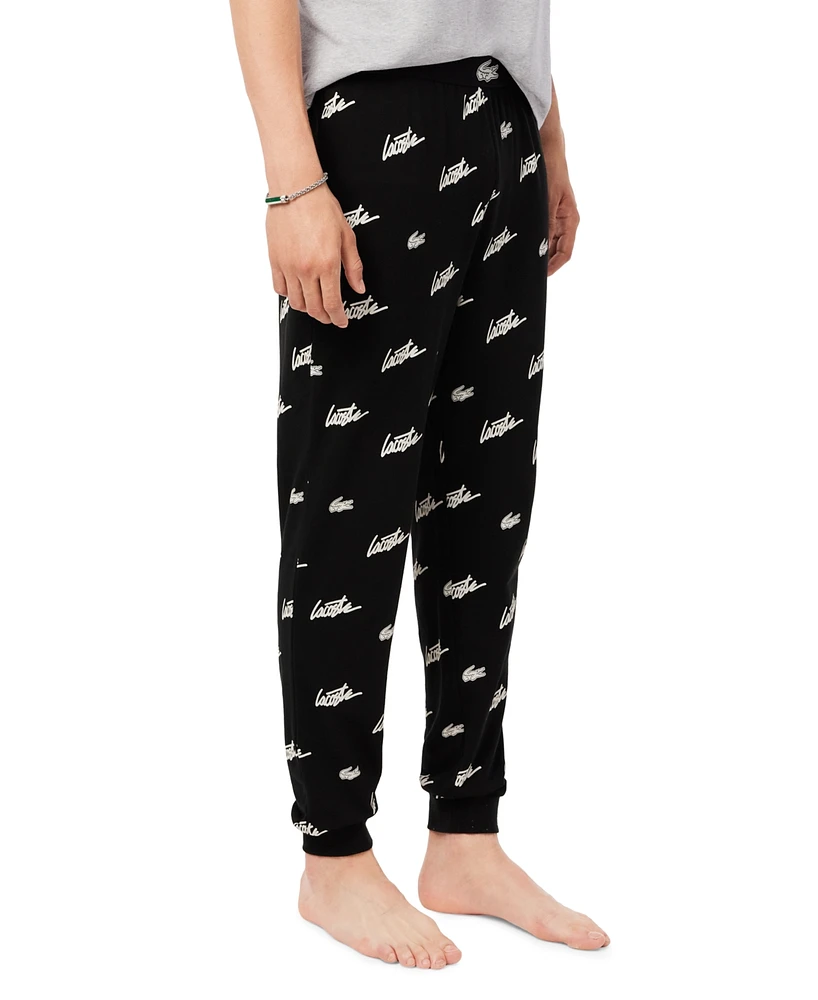 Lacoste Men's 2-Pc. Graffiti-Logo Pajamas