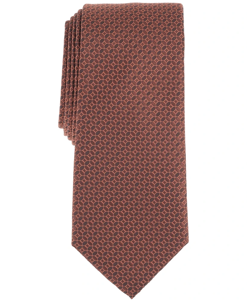 Alfani Men's Arsdale Slim Geo Tie, Created for Macy's