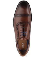 Bar Iii Men's Ashfordd Cap Toe Brogue Leather Dress Shoe, Created for Macy's