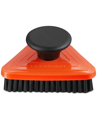 Le Creuset Nylon Triangle-Shape Grill Pan Brush, Flame