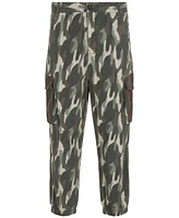 A|X Armani Exchange Men's Tapered Camo-Print Cargo Pants