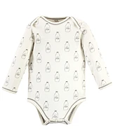 Touched by Nature Baby Girls and Boys Farm Friends Long-Sleeve Bodysuits, Pack of 5